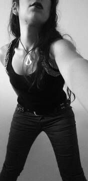 Black and white