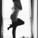 Autoreggenti e tacchi in black and white