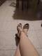 Piedi con smalto rosso